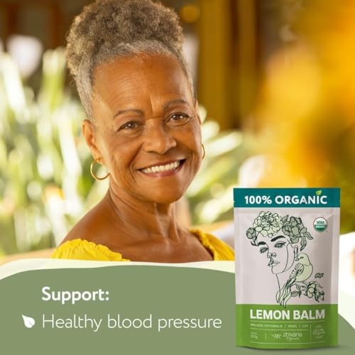 Lemon Balm Tea Organic (40 Microplastic-Free TeaBags) - Melissa Tea for Sleep - view 3