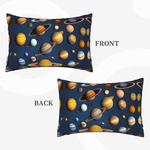 12x18-Inchsolar System Planetsprinted Throw Pillow Cover—Soft and Comfortable—Suitable for Sofas, Bedrooms, Cars, and Home Decor. - view 4
