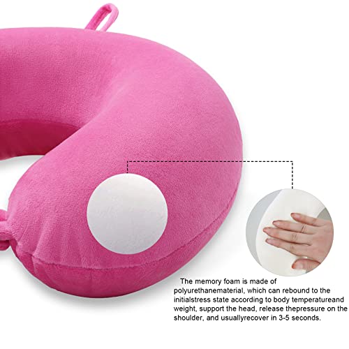 Travel Neck Pillow Memory Foam U Shape Airplane Pillow Deep Powder - view 5