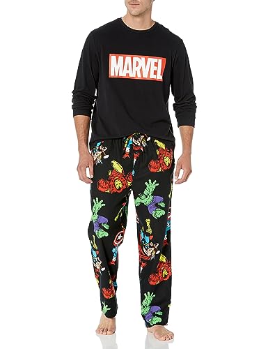 Disney | Marvel | Star Wars Men's Soft & Comfortable Flannel Pajama Sleep Sets - view 5