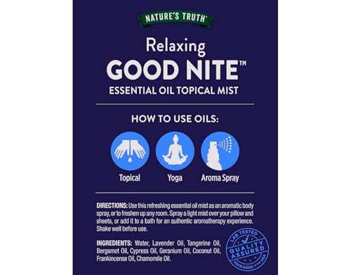 Good Nite Essential Oil Topical Mist, Calming Blend, Yoga, & Aroma Spray, 2.4 FL OZ - 2 Pack - view 5