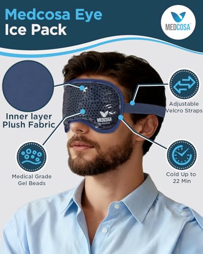 Eye Ice Pack - Cool & Soothe Your Tired Eyes with Our Cold Gel Mask - Cooling for Puffy Eyes & Aiding Sleeping - view 4