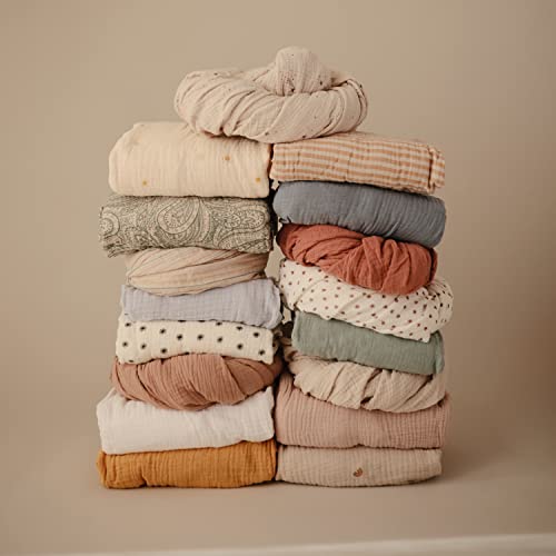 Extra Soft Muslin Fitted MINI Crib Sheet | 24"x 38" (Rainbows) - view 5