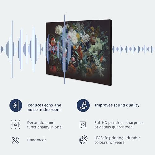 Acoustic Panels Canvas Wall Art Print, Office Orient 90x45 Inch - view 2