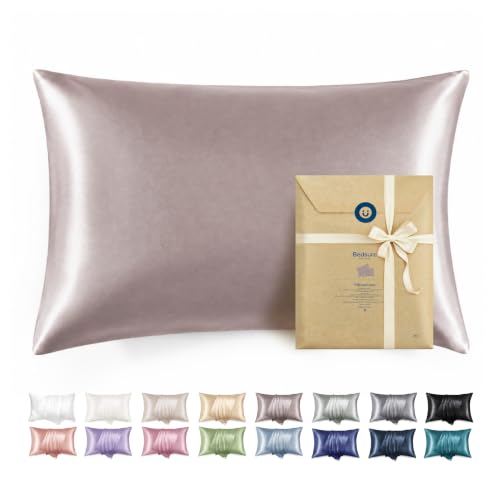 Satin Pillowcase with Zipper, Pillow Cases Queen Size Set of 2
