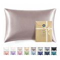 Satin Pillowcase with Zipper, Pillow Cases Queen Size Set of 2