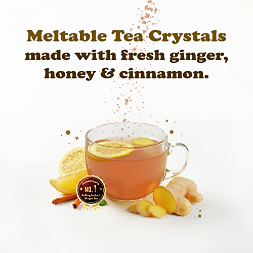 Tea Powder, Honey Ginger with Cinnamon, 20 Count (Pack of 2) - view 4