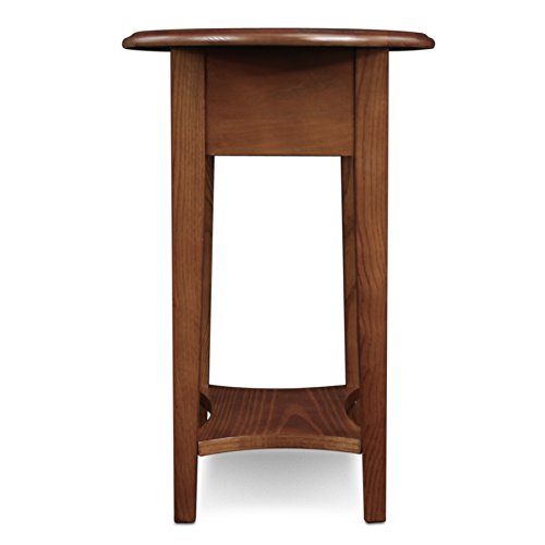 Haven Ridge Oval End Table, 21", Medium Oak - view 6