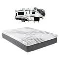 Tru Lux Cool 12” Hybrid RV Mattress, RV King 70x80, Gel Memory Foam & Pocketed Coil Bed for RV, Camper or Travel Trailer, Luxury Medium-Firm Cooling Support, Made in USA