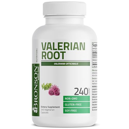 Valerian Root Sleep & Relaxation Support, 240 Vegetarian Capsules - view 3