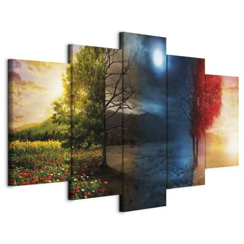 Acoustic Panels Canvas Wall Art Print, Office Tree 40x20 Inch