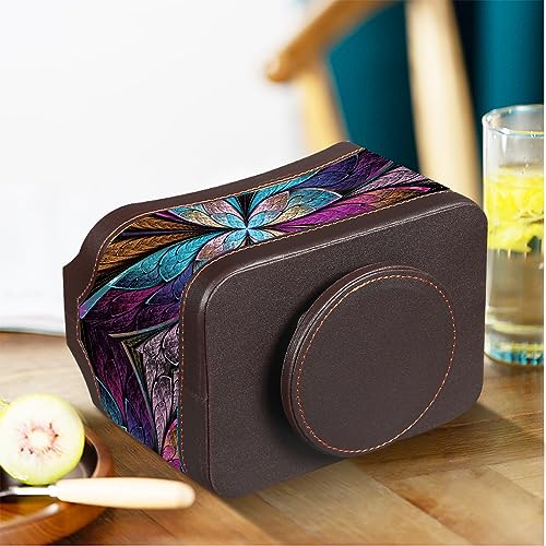 360° Rotating Remote Control Holder, PU Leather TV Remote Caddy, Pen Holder - view 4