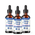 Sleep Well Natural Sleep Aid Melatonin Drops - Better Sleep & Mood, Relax & Calm Mind, Fall Asleep Faster Stay Asleep Longer - Made in USA, Vegan, Sugar Free, Drug Free, Non-GMO (3 Pack)