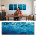 Decorative Acoustic Panels Sound Absorbing Art, 12 x 16 In, 8 Pack