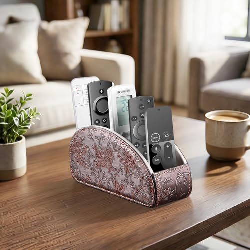 All-in-One TV Remote Holder/Caddy for Remote Conrtols with 5 Compartments - view 2