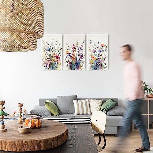 Art Acoustic Panels 47.2" x 27", Wild Flowers - view 5