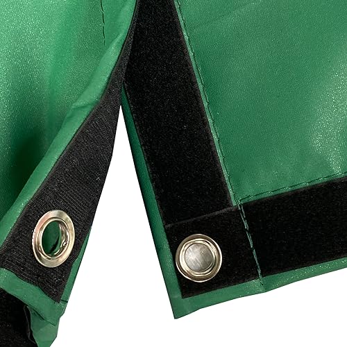 Sound Barrier Temporary Construction Traffic Industrial Sports Pitches Outdoor Noise Control Sound Blocking Reducing Cancelling Soundproof Screen Blankets 39.3”x78.7-1 Pack-(Green) - view 4