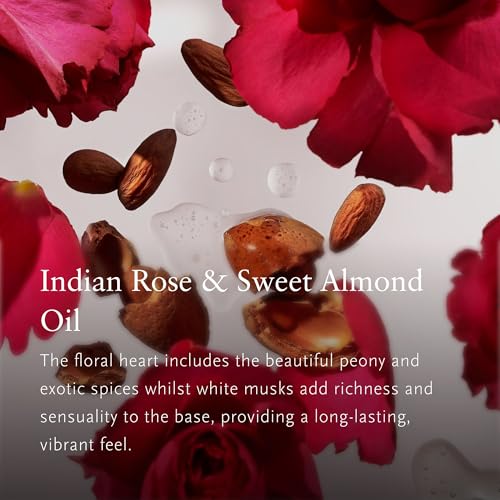 Scented Candle from The Ritual of Ayurveda - with Indian Rose and Sweet Almond Oil - Up to 50 Hours Burn Time - 290g - view 4