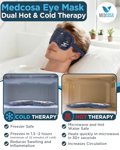 Eye Ice Pack - Cool & Soothe Your Tired Eyes with Our Cold Gel Mask - Cooling for Puffy Eyes & Aiding Sleeping - view 2