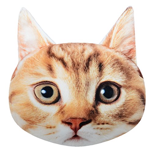 Cute Car Neck Rest Pillow with Strap Comfortable Headrest Neck Pillows for Office Chair Travel Driving Cat