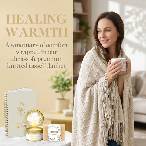 Birthday Gifts for Women Self Care Gift Basket, Get Well Relaxing Spa Gift Baskets for Women, Unique Inspirational Gifts for Mom Wife Grandma Sister Friend Her - view 4