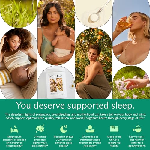 Needed. Sleep and Relaxation Support - Chamomile Powder for Relaxation and Magnesium Powder for Sleep Support, Safe and Effective Nutrients & Botanical Blend for Calm Sleep Supplement - 30-Day Supply - view 4