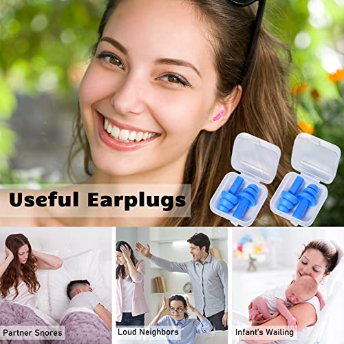 150 Pairs Ear Plugs Bulk Individually Wrapped Earplug, Multicolor - view 6