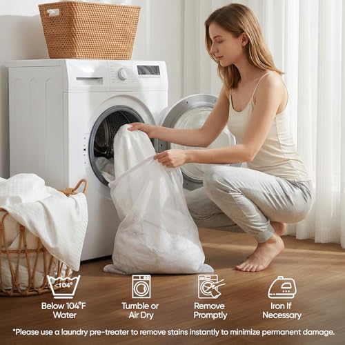 100% Real Bamboo Viscose & Lyocell Tencel Sheets Set King Size | Breathable & Cooling for Hot Sleeper | Luxury Silky Soft Fabric | 18" Deep Pocket with Corner Straps (White, King) - view 5