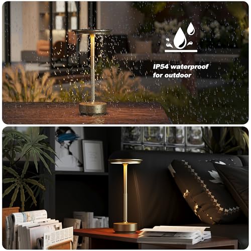 2 Pack Rechargeable Cordless Table Lamp, 5000mAh Battery Table Light - view 5