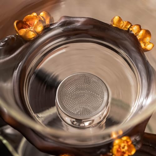 Kungfu Glass Tea Set Automatic Glass Teapot Set (Bird) - view 3
