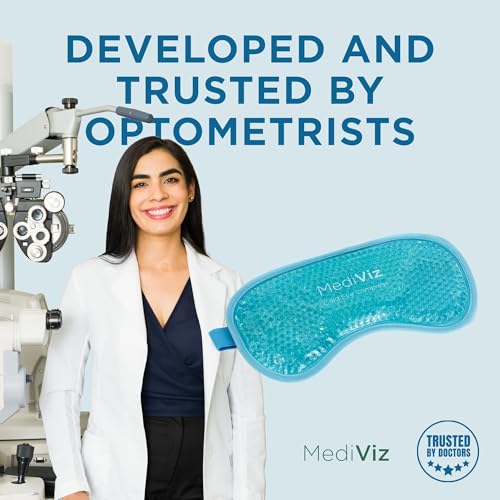 Cooling Gel Eye Mask, Blue - view 3