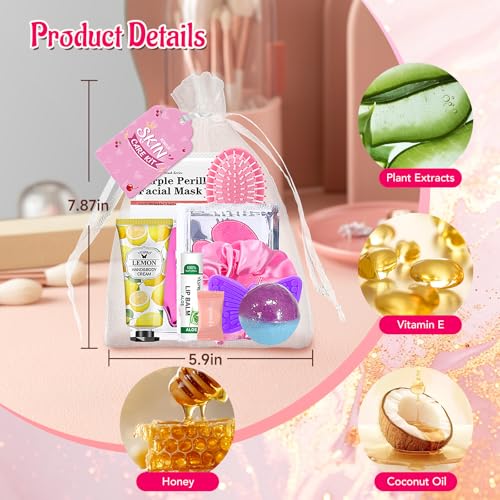110PCS Spa Day Kit with Face Masks, Lip Balm, Hand Cream, Under Eye Patches - view 5