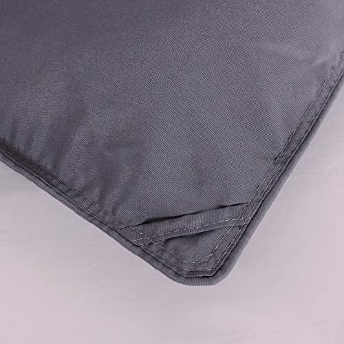 Plush Down Alternative Comforter Queen - Gray Duvet Insert with Corner Tabs - All-Season Hypoallergenic Comforter Reversible - 100% Plush Down Alternative Fill - Queen, Gray - view 5