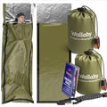 Emergency Mylar Sleeping Bags, Bivy Sack, Whistle