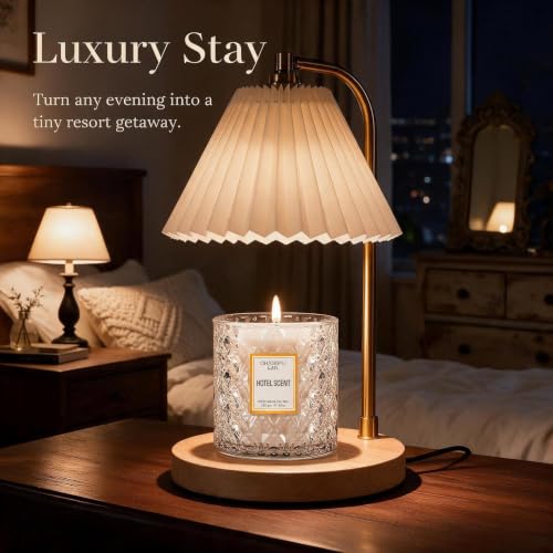 Hotel Scented Candle Natural Essential Oil, Luxury Scented Soy Jar Candle Gifts, Highly Scented, 8.1oz, Unique Blend to Promote Sleep & Relieve Stress - view 4