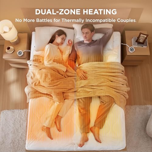 Waterproof Heated Mattress Pad Queen Cotton Top Electric Bed Warmer - view 4