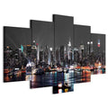 Acoustic Panels Canvas Wall Art Print, Office New York 90x45 in