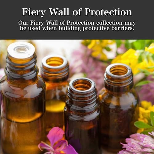Fiery Wall of Protection Oil | Handmade with Herbs & Essential Oils | Conjure, Wiccan, Hoodoo, Pagan & Magick - view 3