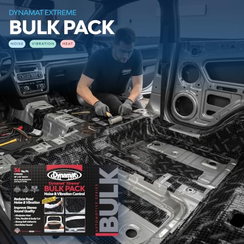 Xtreme Sound Deadening Car Insulation Bulk Pack 10455 – Noise Dampening for Floor, Doors, Panels, Hood or Trunk – Easy Self Adhesive Install – Made in USA – 9 Sheets 18”x32”, 36 sq ft total - view 3