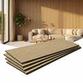 4 Pack 47.2"x23.6" Wood Slat Acoustic Panels,Noise Dampening,Teak