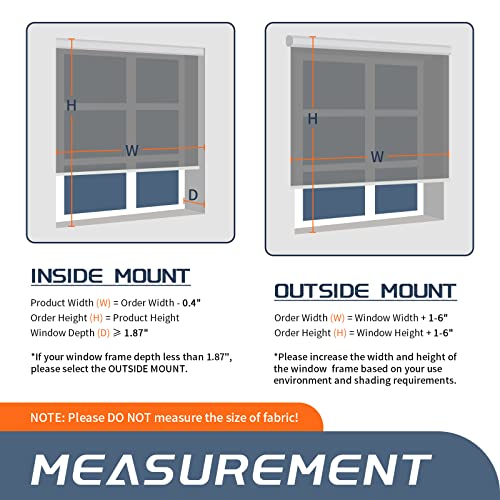 Motorized Blinds with Remote, Automatic Blinds for Indoor Windows - view 6