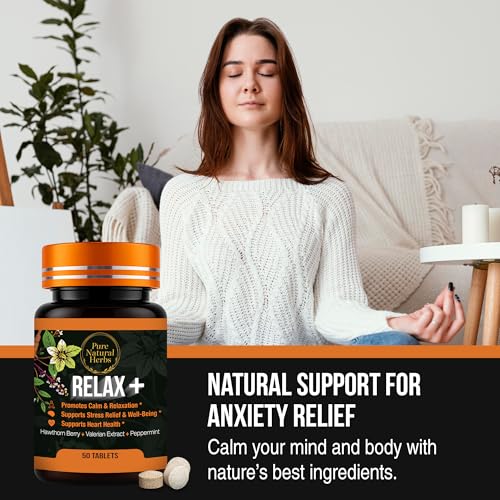 Valerian Hawthorn & Peppermint Tablets, 50 Count – Organic Hawthorne Berry & Valerian Root Herb Supplement – Vegan Non-GMO Calm Support & Peppermint Pills for Digestive Wellness - view 5