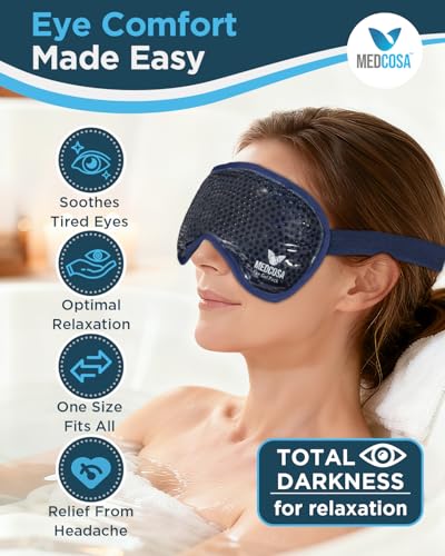 Eye Ice Pack - Cool & Soothe Your Tired Eyes with Our Cold Gel Mask - Cooling for Puffy Eyes & Aiding Sleeping - view 3