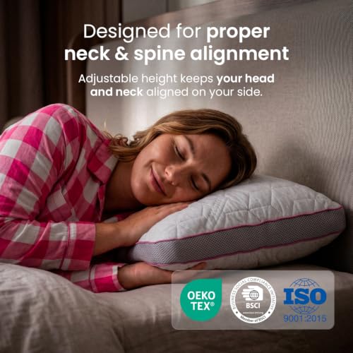 Premium SnowTouch Adjustable King Size Pillow - view 4