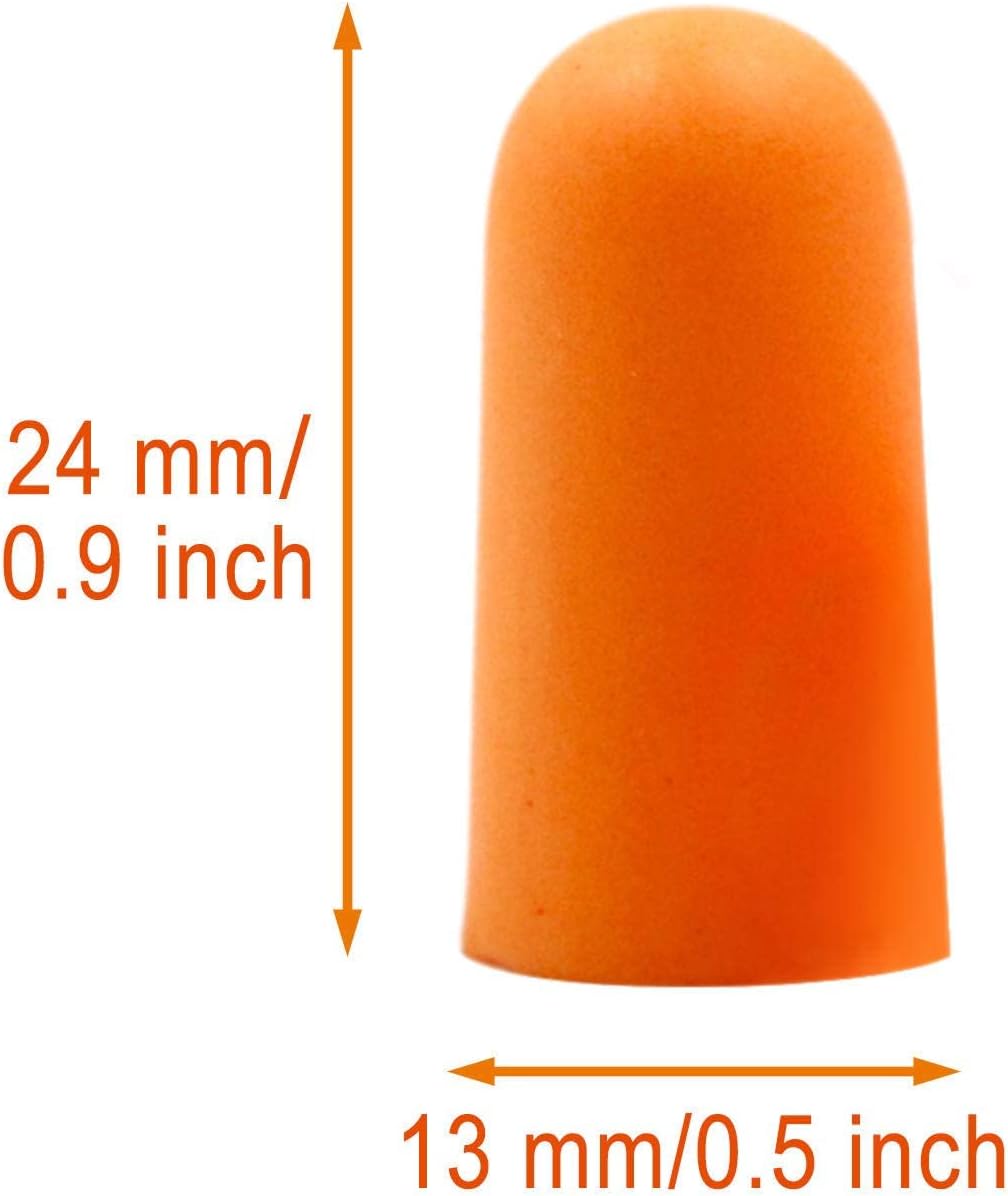 Quality foam earplugs 200 pair - 32dB noise cancelling soft high decibel ear plugs for noise reduction ear protection construction loud music shooting guns work safety hearing protection ear plugs - view 4