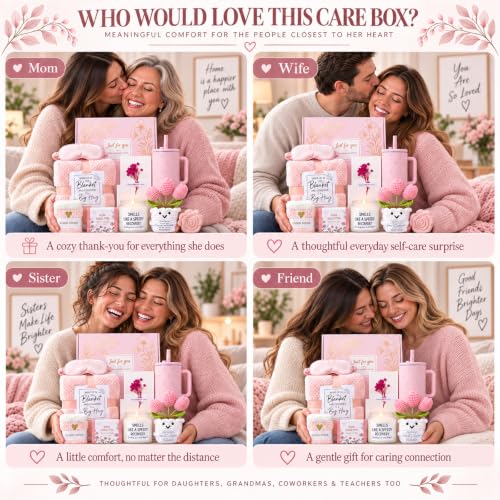 Get Well Soon Gifts for Women, 10 PCS Self Care Gift Basket & Care Package - view 5