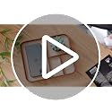Nordik Leather Valet Tray - Medium EDC Tray - Pebble Black 9.5 x 7.9 in - view 7