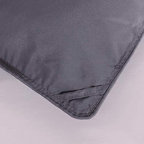 Plush Down Alternative Comforter Queen - Gray Duvet Insert with Corner Tabs - All-Season Hypoallergenic Comforter Reversible - 100% Plush Down Alternative Fill - Queen, Gray - view 6