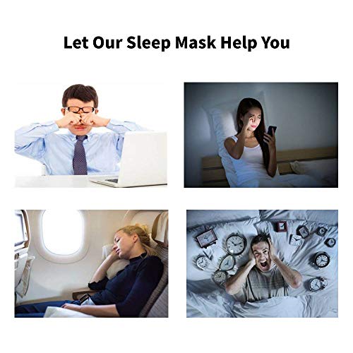 Eyes Heating Pad, Grey Electric USB Sleep Mask, 4 Temperature & Time Settings, Adjustable Head Strap, Reusable Ice Gel Pack - view 7