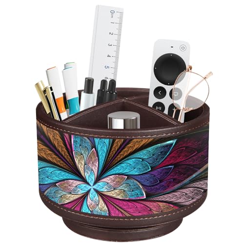 TV Remote Control Holder 360 Swivel Pen Holder Art Supply Organizer